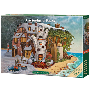 26新品Castorland巧思进口拼图2000片平安夜·马德拉201020