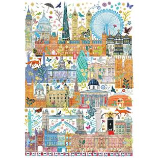 新品Gibsons进口拼图1000片伦敦天际线系列