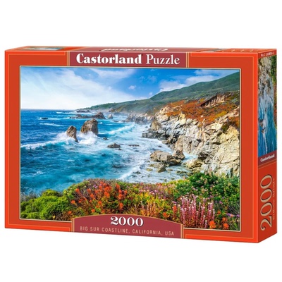 Castorland巧思进口拼图2000片加州大苏尔海岸线200856