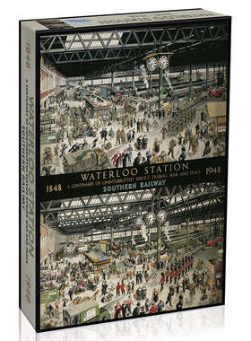 Gibsons欧洲进口拼图1000片滑铁卢车站G604成年减压益智玩具