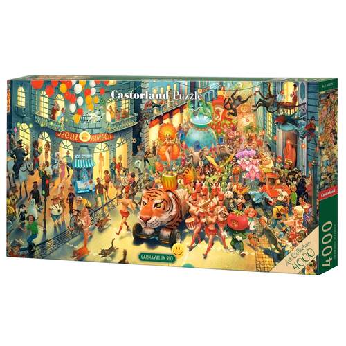 新品Castorland巧思进口拼图4000片 里约热内卢狂欢节400379