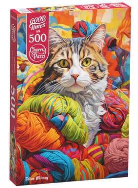 CherryPazzi樱桃波兰进口拼图500片 猫咪的奇思妙想20098