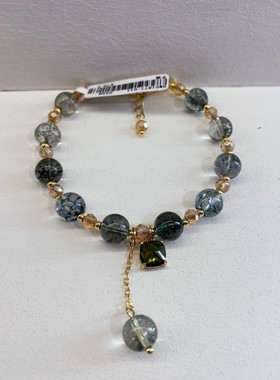 2025新款绿珠手串爆款招财手链