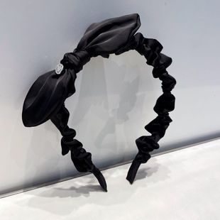 韩国褶皱蝴蝶结发箍女款 发饰 高级感甜美发卡超仙洋气减龄头箍新款