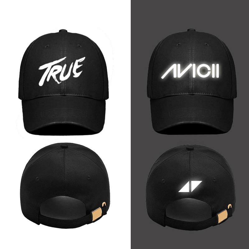 艾維奇avicii A神同款周邊紀念EDM百大DJ電音節(jié)鴨舌棒球帽子反光