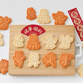 一马当先好事连连软陶工具 卡通马年八骏图饼干模具 卷卷原创