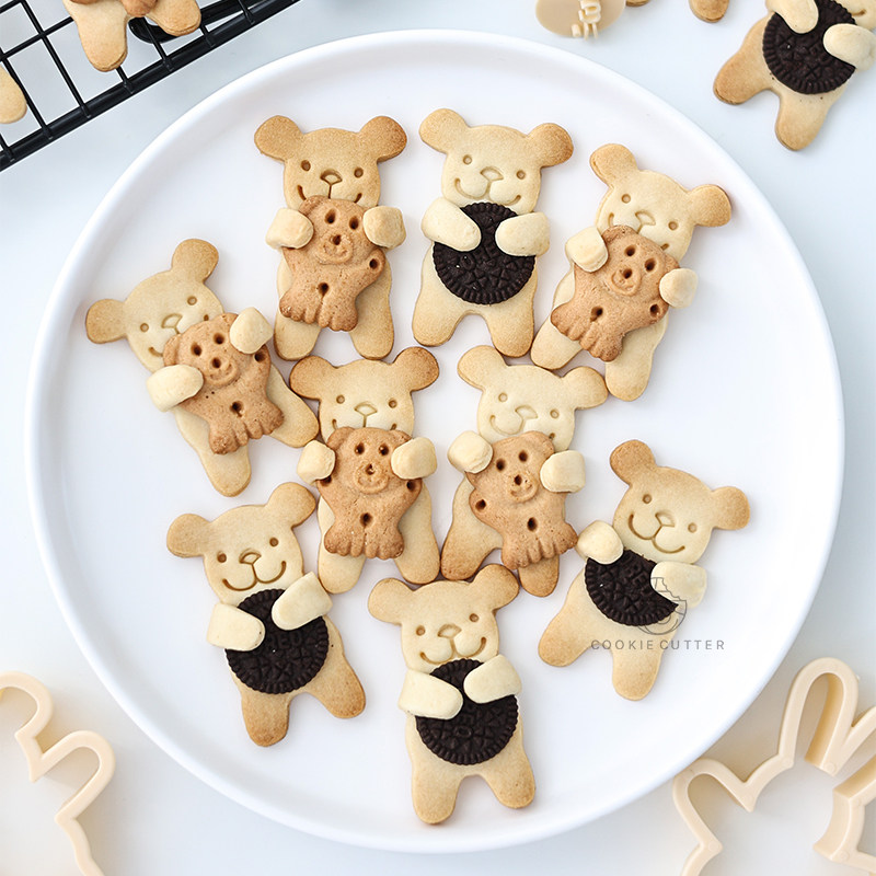 日式卡通小动物表情章饼干模熊猫小兔子儿童节抱抱馒头饼皮手压模,厨房/烹饪用具,烘焙模具,淘宝优惠券,粉丝福利购,淘宝优惠卷