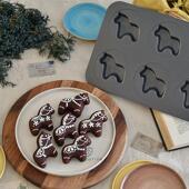 6连日本正品 卡通小马驹马年海绵蛋糕模具不粘 小马玛德琳蛋糕烤盘