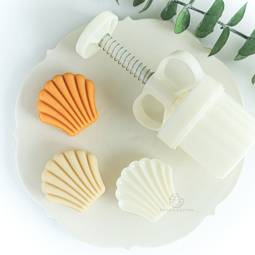 ABS塑料月饼模具贝壳50g