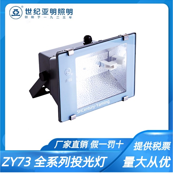 亚明投光灯户外防水泛光灯广告牌射灯70W100W150W钠灯金卤灯ZY73