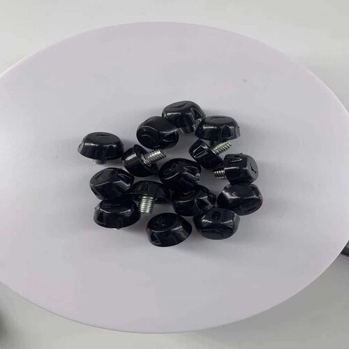 新品  黑色/胶钉/ 足球钉 TPU塑料钉  足球鞋替换钉  螺丝直径M5