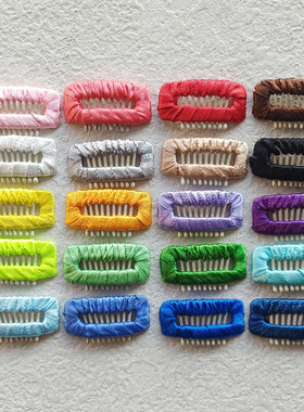 3.2cm包布bb夹宠物夹发夹狗狗头花猫咪装饰夹泰迪碎毛饰品夹B136