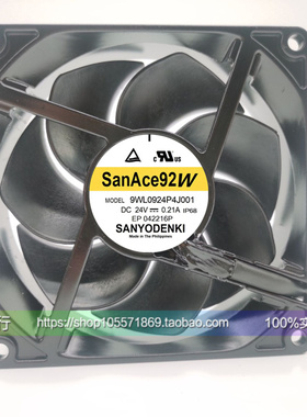 正品SanyoDenki直流风扇9WL0924P4J001/006 24V0.21AIP68防潮防油