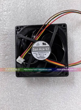 9GA0924P4J14 原装三洋 9225 24V 0.2A 9cm 4线PWM温控散热风扇