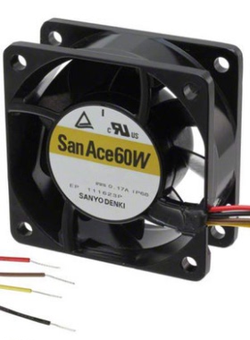9WL0612P4S001【Fan 60x25mm 12VDC IP68 180K Hr Tch PWM】