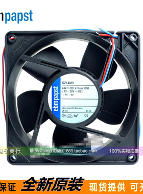 原装全新原装德国ebmpapst风机 风扇 5214NH 12738 24V 轴流风机