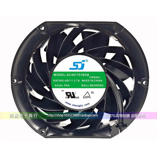 SJ/直流风机 SC481751BH2 48V暴力17CM大风量散热风扇SC481751BS1