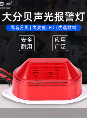 大分贝声光报警笛声光警号器