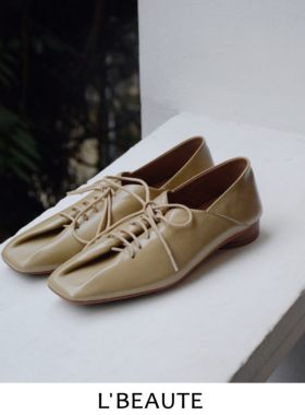 胡可的买手店 L'BEAUTE老钱质感顺滑超软羊经典德比鞋