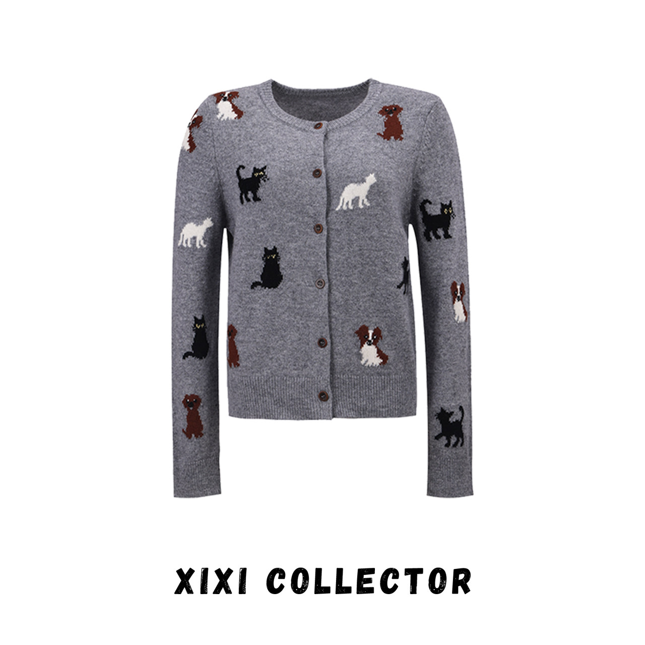 胡可的买手店 XIXI COLLECTOR 100%羊毛猫狗宠物软糯开衫,女装/女士精品,毛针织衫,淘宝优惠券,粉丝福利购,淘宝优惠卷