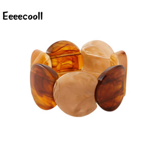 胡可的买手店 Eeeecooll设计款不规则晕染手工穿花手环