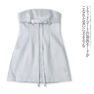 J5294外贸欧美抹胸裙早春新款法式礼服裙小众设计短款连衣裙女