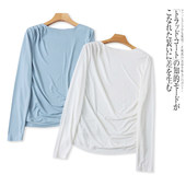 显瘦百搭打底衫 圆领套头弹力修身 上衣新款 FF5297外贸欧美女士长袖