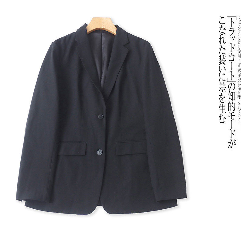 U9630外贸欧美单女士西装春季新款翻领单排扣修身显瘦气质外套