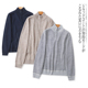 半拉链拼色针织衫 半高立领套头毛衣新款 男装 H8575外贸欧美单时尚