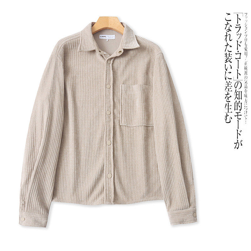 GG9503外贸欧美单潮流男士休闲外套新款翻领灯芯绒宽松时尚上衣,男装,夹克,淘宝优惠券,粉丝福利购,淘宝优惠卷