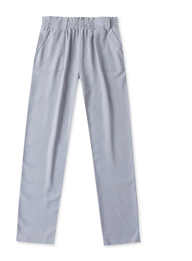 CC5285外贸欧美单女士休闲裤新款松紧腰高腰宽松显瘦直筒裤长裤