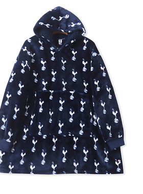 F9034外贸欧美毛绒加厚睡袍冬款连帽套头加羊羔绒懒人浴袍家居服