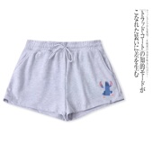 松紧腰卡通宽松运动阔腿裤 G4610外贸欧美单女生休闲短裤 春夏新款