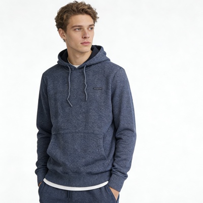 BB5251外贸欧美单男士连帽套头毛衣冬新款宽松时尚休闲百搭针织衫