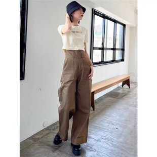 外贸欧美单短袖T恤夏季新款圆领套头小个子女生高腰修身短款上衣