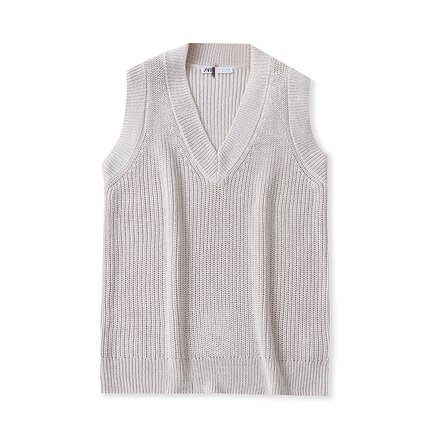 CC0909外贸日单女士针织马夹新款V领套头宽松无袖百搭背心马甲