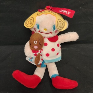 国内现货日本curly collection卷发女孩包可爱毛绒玩具送礼物玩偶