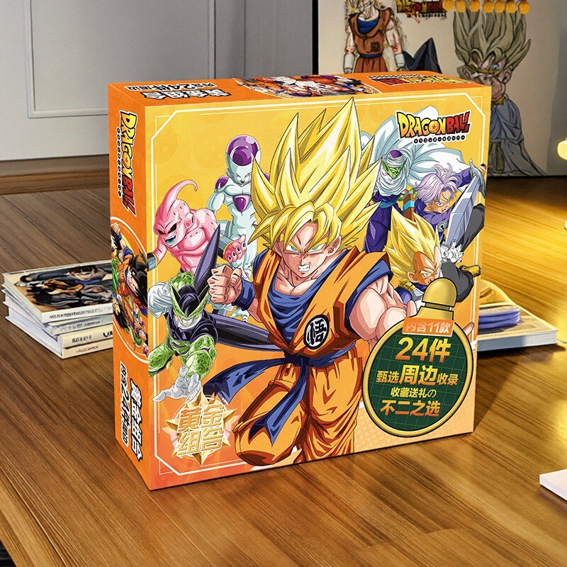 七龙珠周边悟空贝吉塔卡片小礼盒