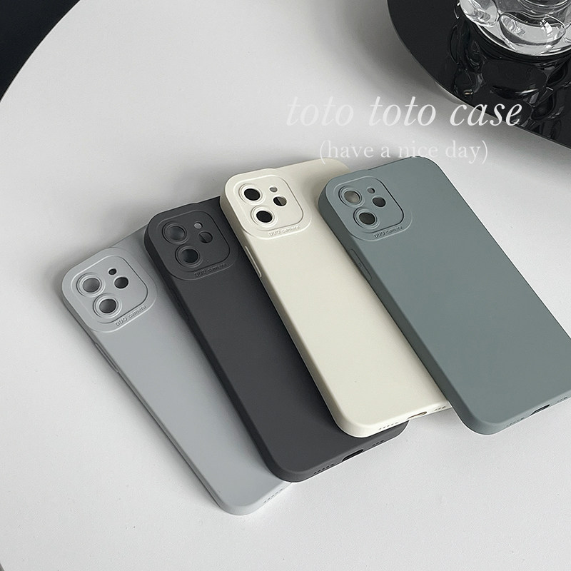 苹果iPhone15硅胶软壳简约华为