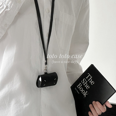 苹果Airpods皮质软壳挂件