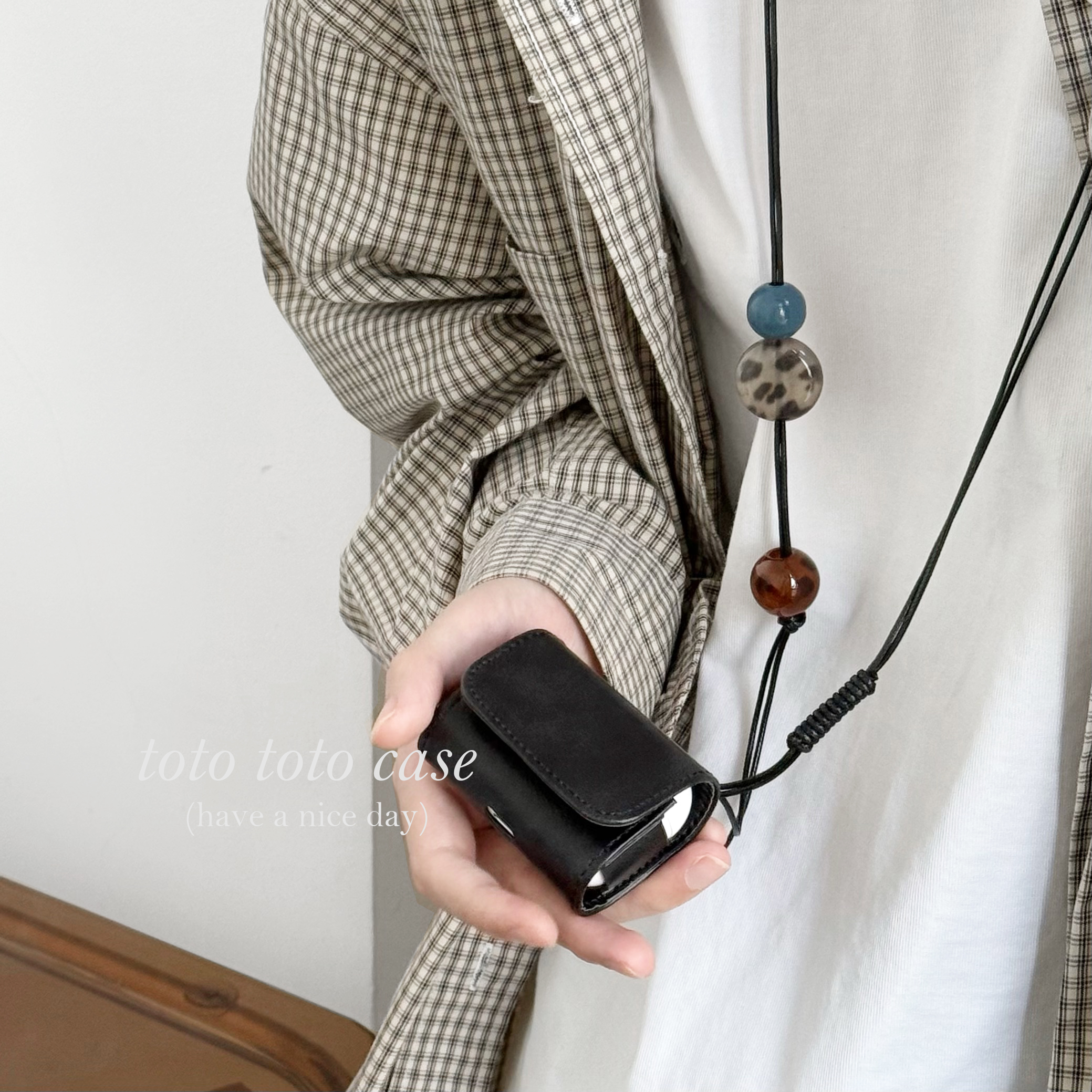 复古高级感皮质Airpods4代耳机套