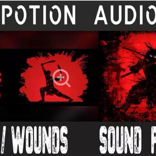 UE5虚幻4格斗游戏音效刀剑砍刺流血骨裂Battle Wounds Sound Pack