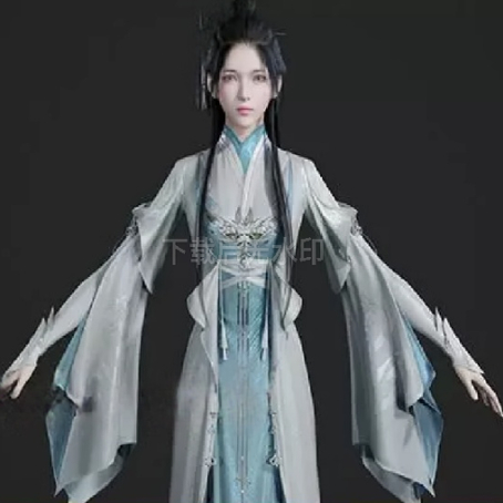 3dmax古代美女古代人物女人古风次世代古装武侠女侠女性3D模型fbx