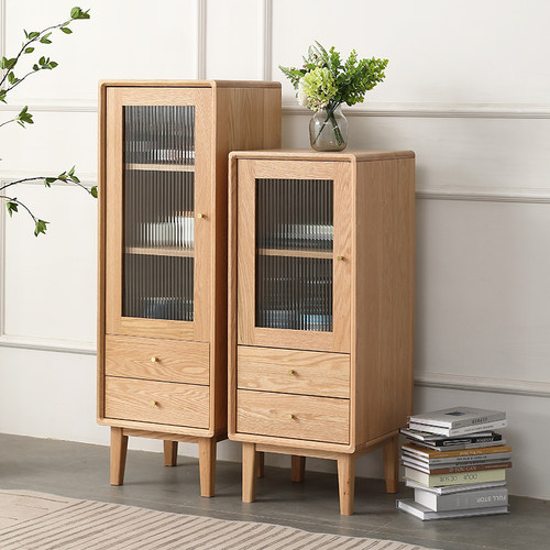 边柜酒柜纯实木美国橡木