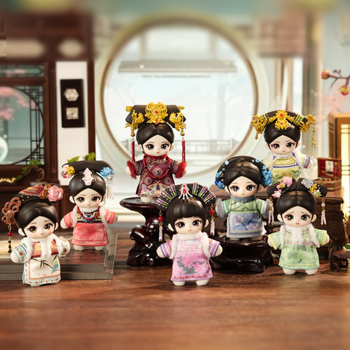 DUMIA甄嬛传萌宫搪胶毛绒玩偶