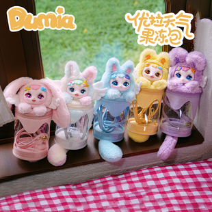 Dumia潮玩毛绒盲盒娃包PVC透明天气果冻包女防水儿童单肩斜挎包包