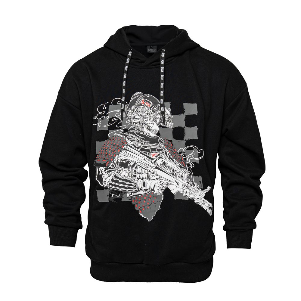 TRN黑灰工业春秋卫衣休闲