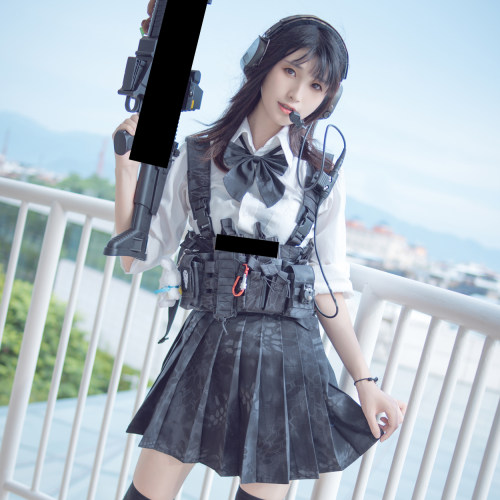 制服裙百褶裙日常战术TRN