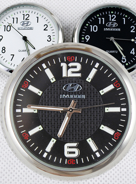 车用时钟表现代车标ix35ix25朗动名图悦纳瑞纳途胜车用表车载表