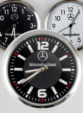 新款奔驰C级E级GLA级GLC级GLE级GLS级S级车载石英表时钟静音内饰